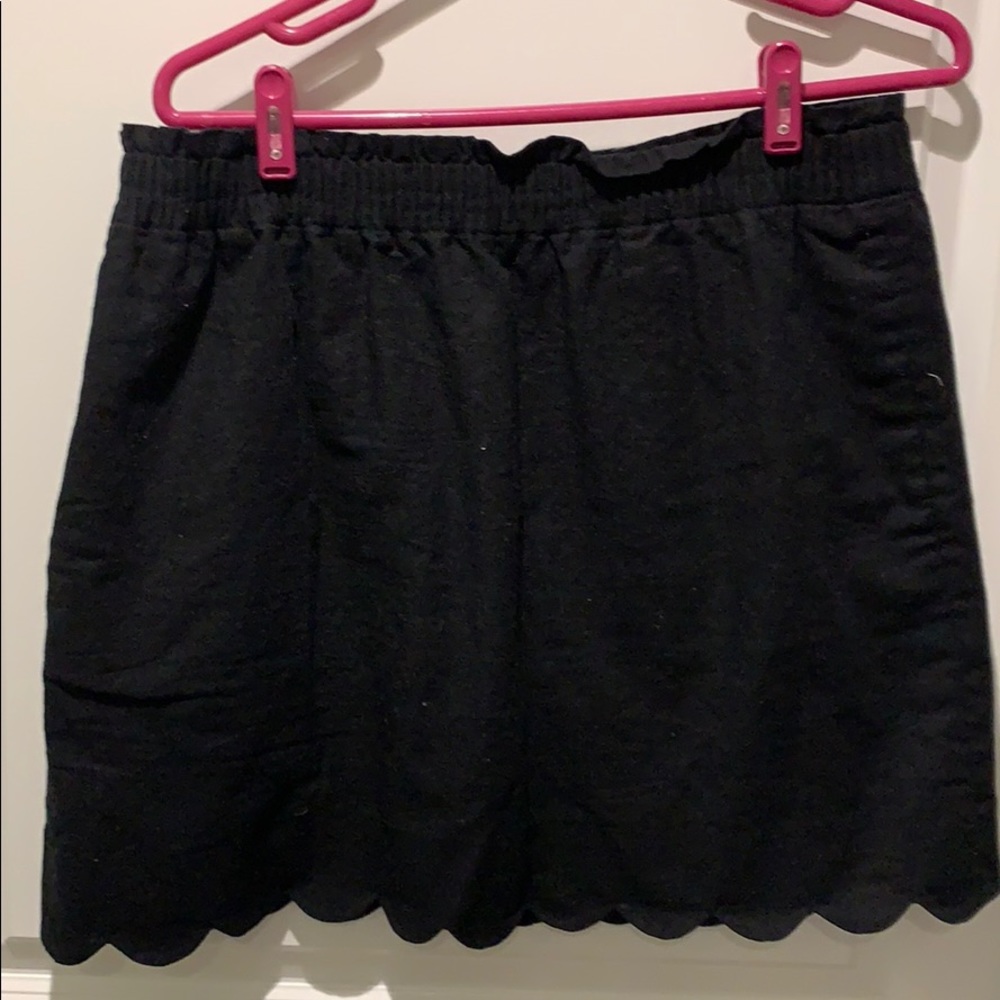 J Crew scallop skirt.